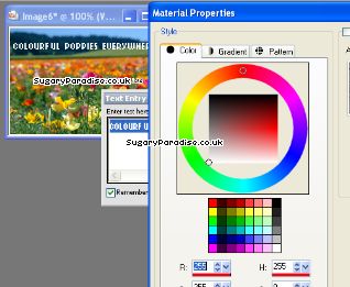 Pick a colour from the image