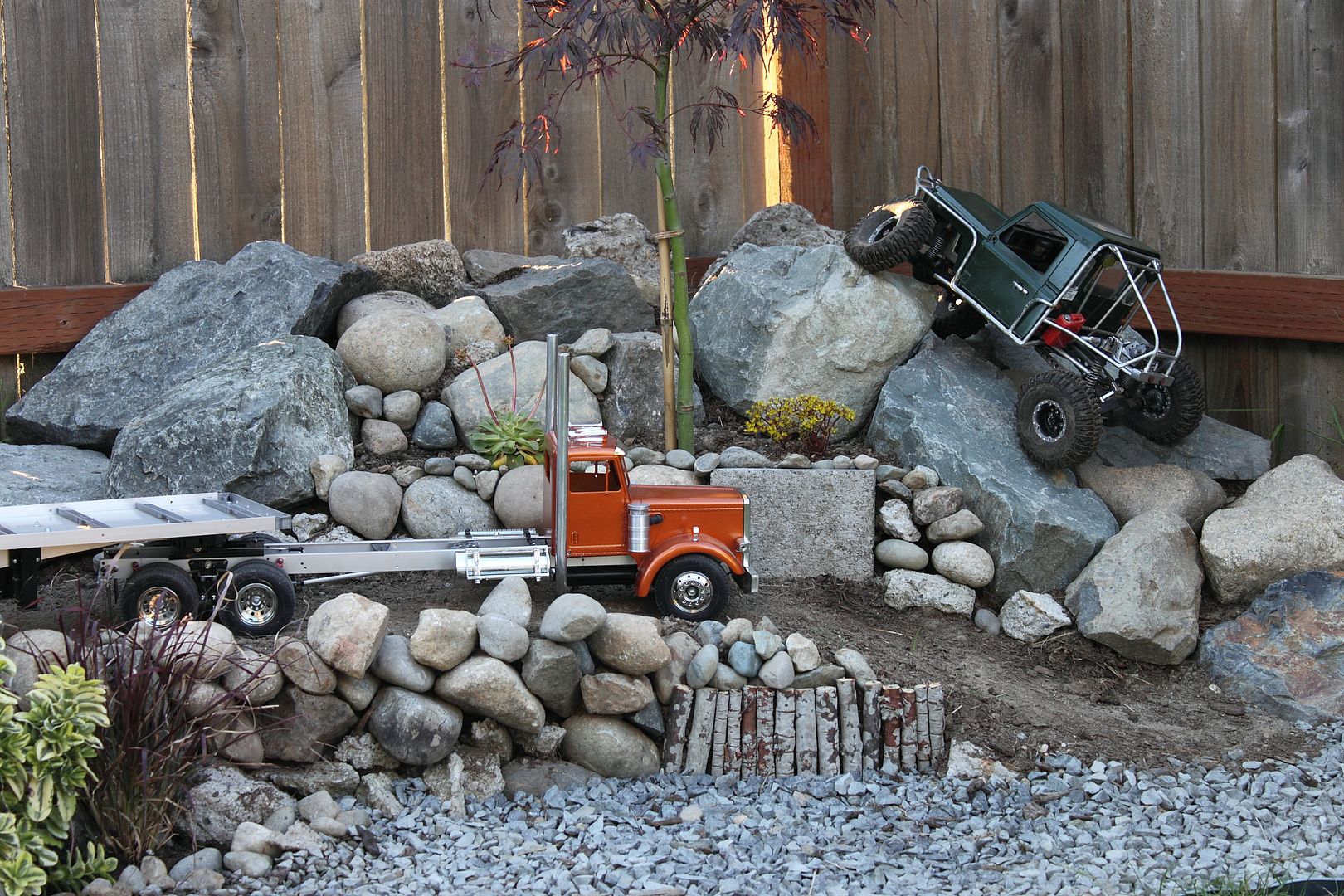 My backyard rockgarden/scale course RCCrawler My backyard rockgarden/scale course RCCrawler