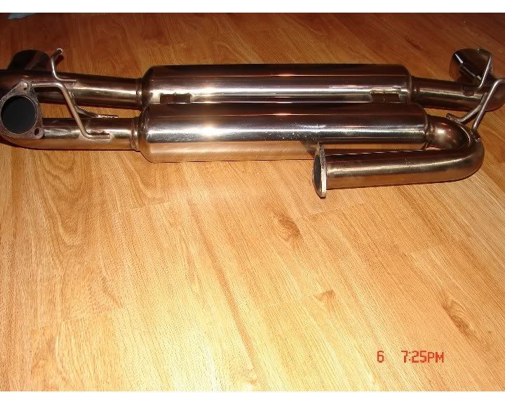 F/S DALI SS Dual Canister Rice Rocket Exhaust [round tip] 9196