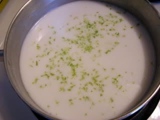 heat coconut milk