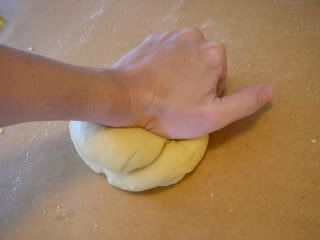 kneading dough