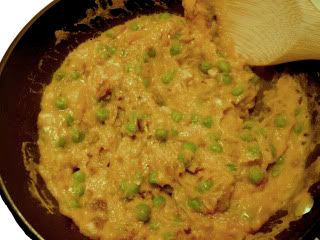 butternut with peas