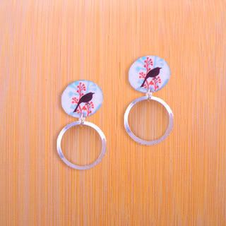 mod ring post earring