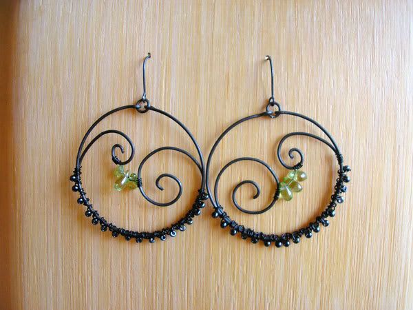 wave earrings