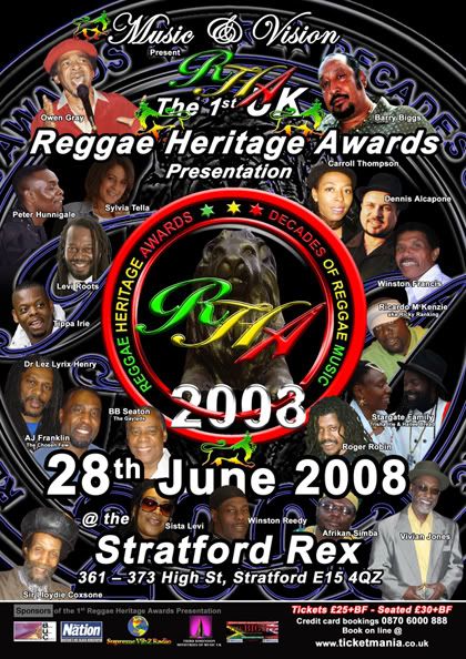 The 1st UK Reggae Heritage Awards Presentation 08