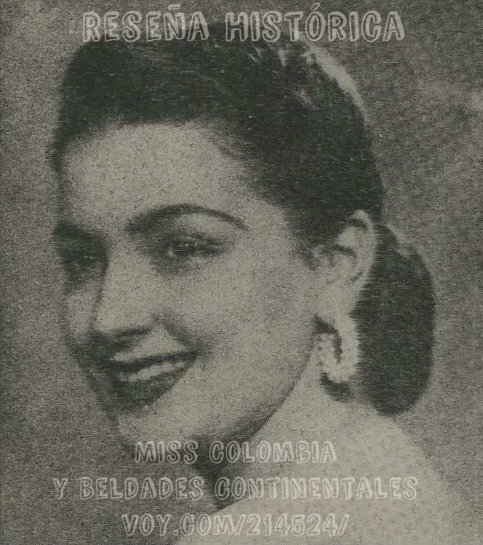 SEÑORITA COLOMBIA 1953: LUZ MARINA CRUZ LOSADA, VALLE (MIB Collection), 18:09:20 02/20/14 Thu [1] - luzMarinaa-1-1