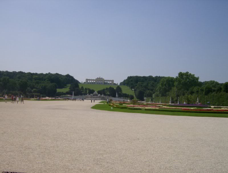 Schoenbrunn Palace backyard