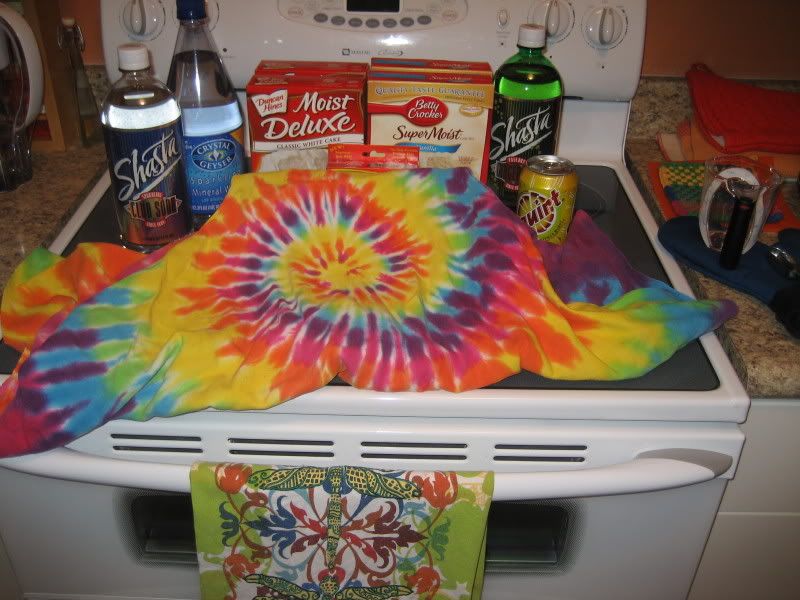 Rainbow Cake Inspiration - Rainbow Tie Die Apron