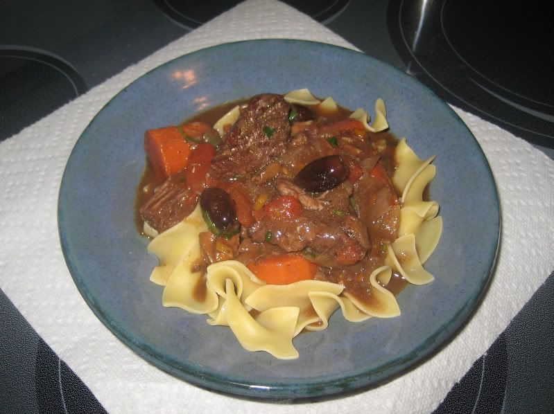 Plated Beef Provencal