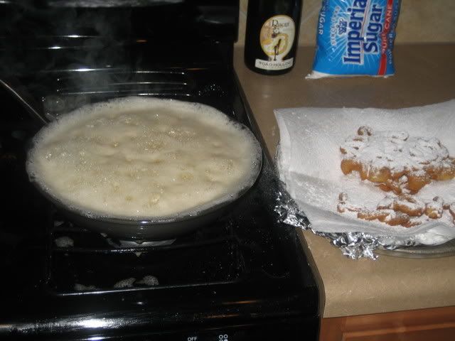 foaming oil dripping on my brother's pristine stove