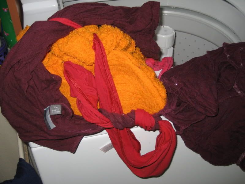 tangled laundry
