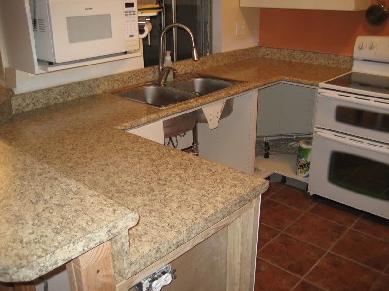 new countertops with sink