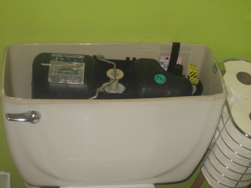 flushmate toilet mechanism