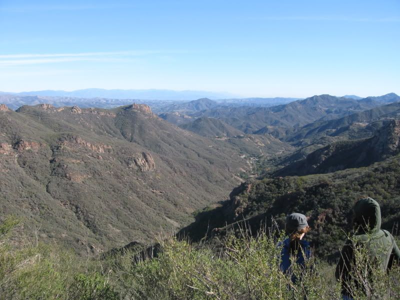 View of valley to East from Mt. Boney
