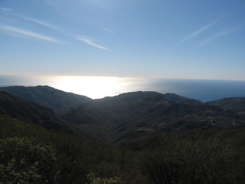 View of ocean from on top of Mt. Boney