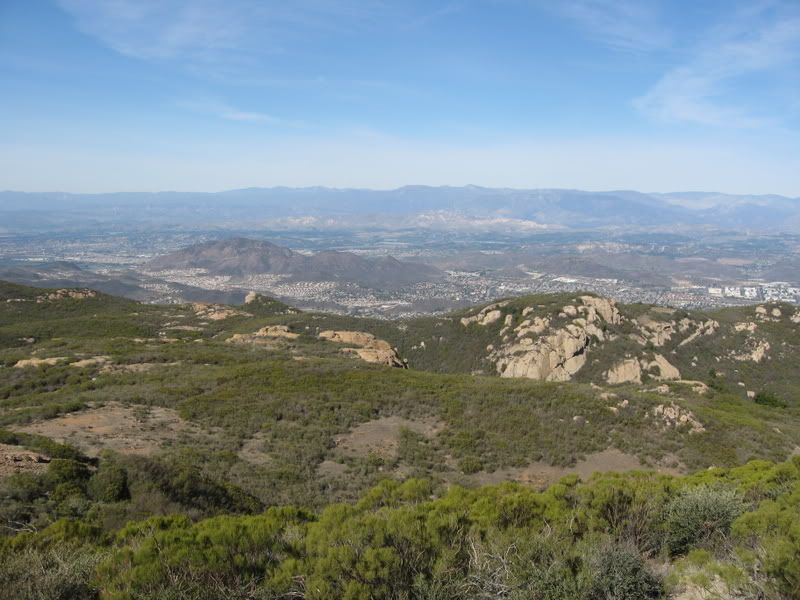 View of work from Mt. Boney