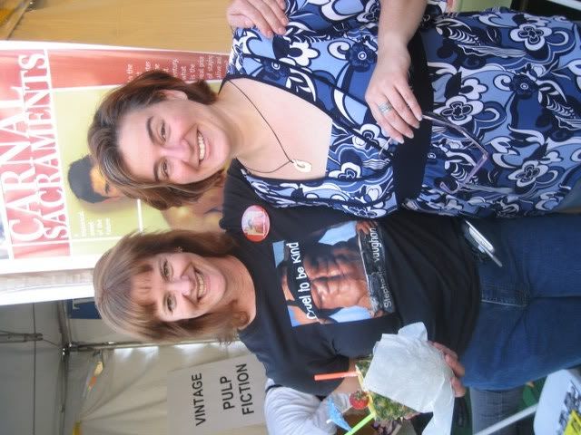 Book Fair smiling happy people with fruity drink in a pineapple