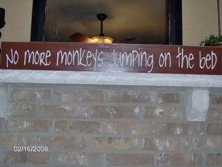 no more monkeys sign