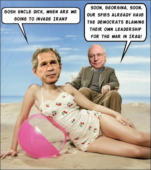 George Bush and her Uncle DIck