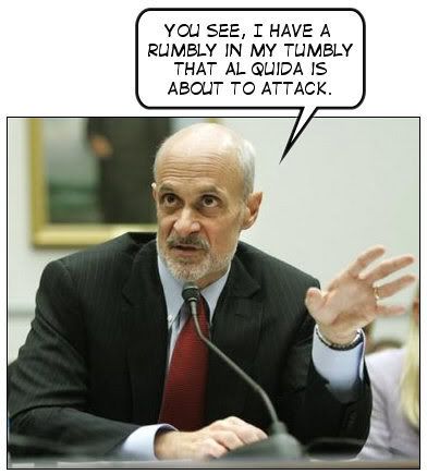 Michael Chertoff has a rumbly in his tumbly