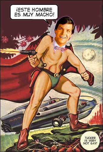 Tucker Carlson is muy macho!