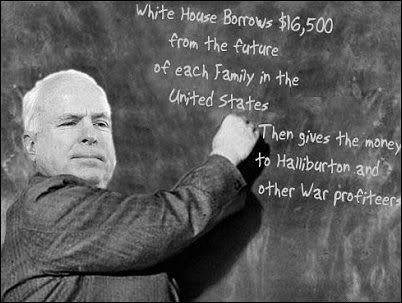 John McCain: 'I know a lot less about economics than I do about military and foreign policy issues. I still need to be educated.'