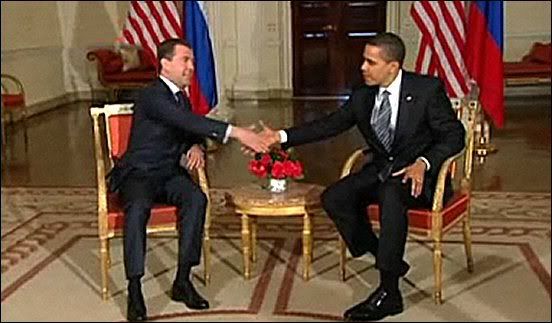 The big news to come out of the G20 summit in London was that President Barack Obama and President Dmitry Medvedev released a joint statement promising a new arms reduction treaty by the end of the year! Yay!