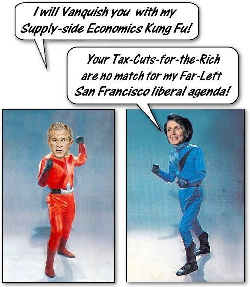 Bush: I will Vanquish you with my Supply-side Economics Kung Fu!