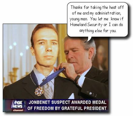 Fox News Exclusive: 'JonBenet Suspect Awarded Medal of Freedom by Grateful President'