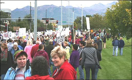 The 'Alaska Women Reject Palin' Rally
