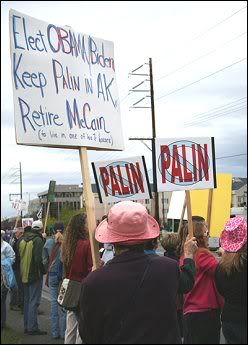 The 'Alaska Women Reject Palin' Rally