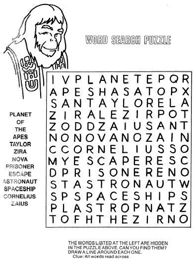 OK kids, it's time to make a decorative and creative Zaius Funtime word puzzle and art project!