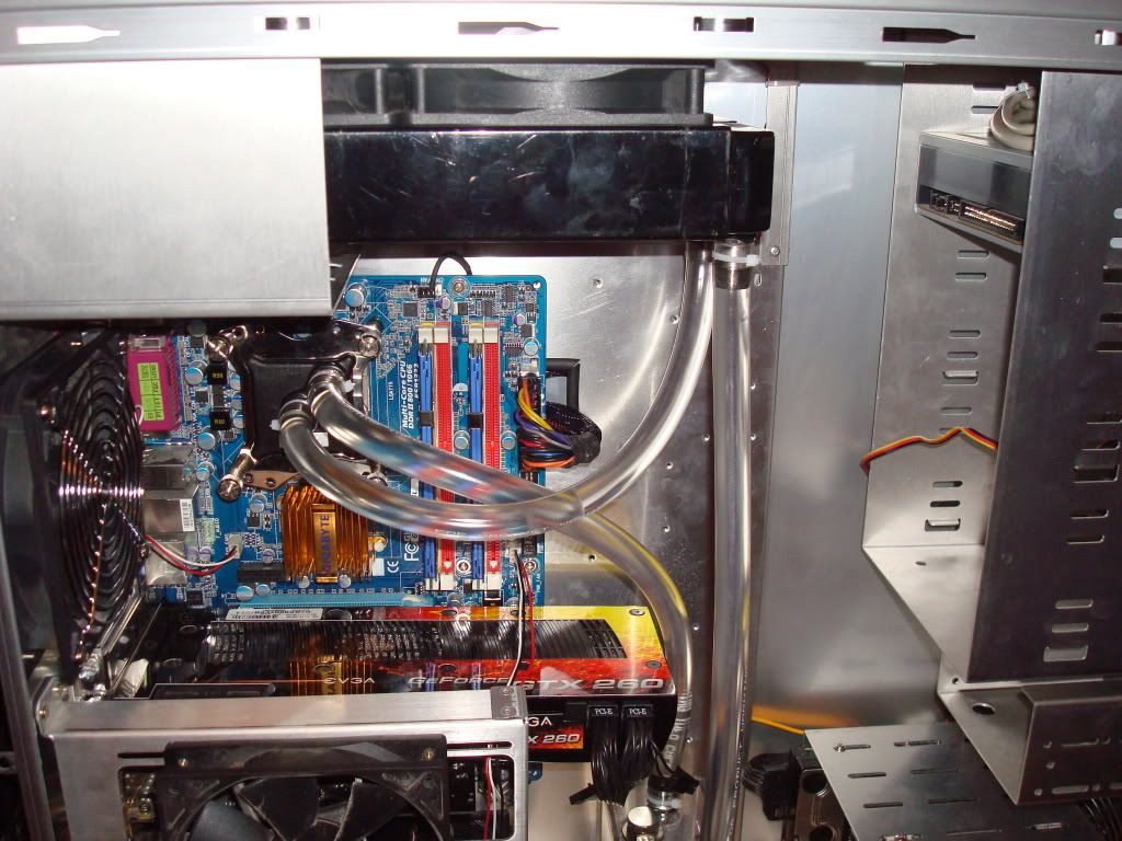 How to mount radiator in top of case?