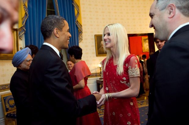 Tareq and Michaele Salahi with Barack Obama Pictures, Images and Photos