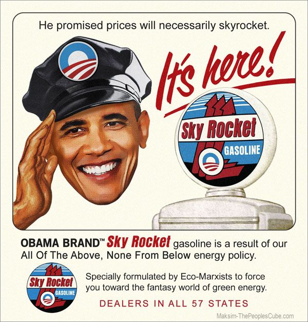 Obama Sky Rocket