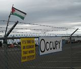 Oops! Las Vegas Occupy Hoists Palestinian Flag — Racist Walter James Casper III Hardest Hit!