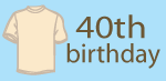 40th Birthday T-shirts