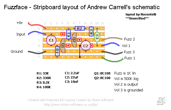 fuzz face schematic