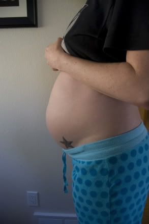 28 week belly