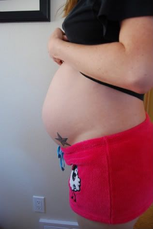 31 week belly