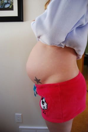 33 week belly