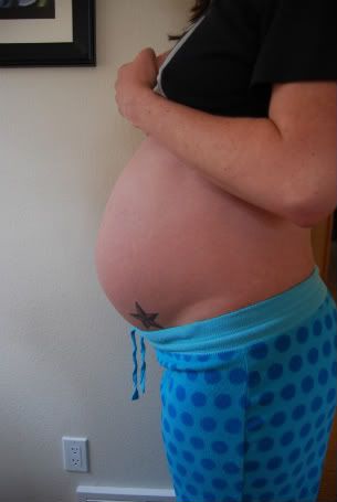 34 week belly