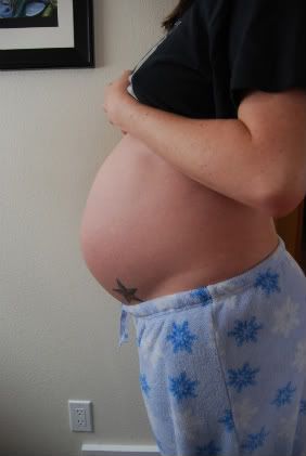 35 week belly