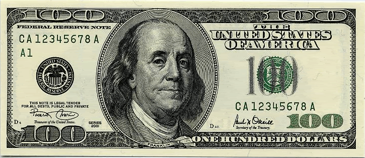 100 dollar bill background. 100 dollar bill Money G