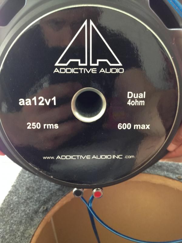 12" Addictive Audio sub with matching amp Camaro5 Chevy Camaro Forum