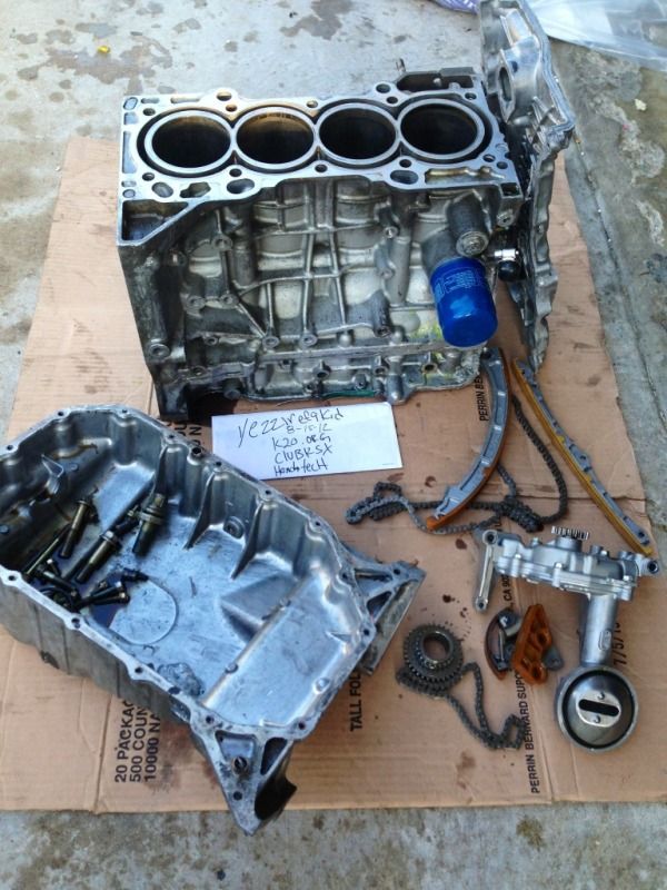 K24a2,k20a,nitrious,short block 88x99 Honda / Acura K20a K24a Engine