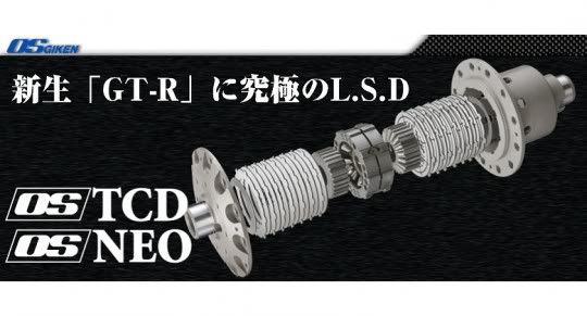O.S. Giken R35 GTR rear differential