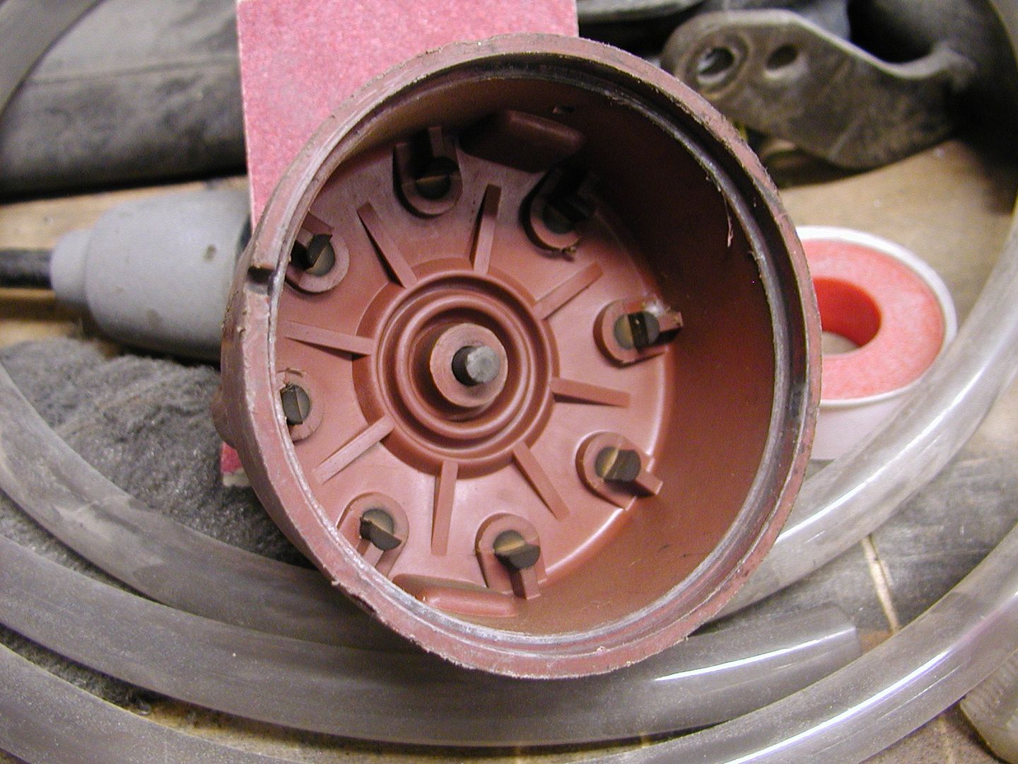 mallory unilite rotor is arcing in cap Chevrolet Nova Forum