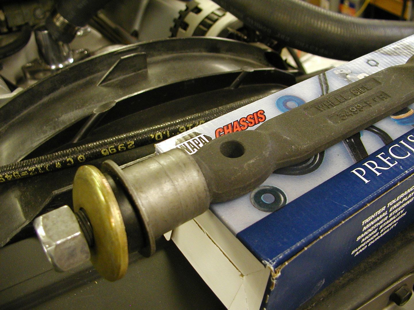 Moog offset cross shaft part no. Chevelle Tech