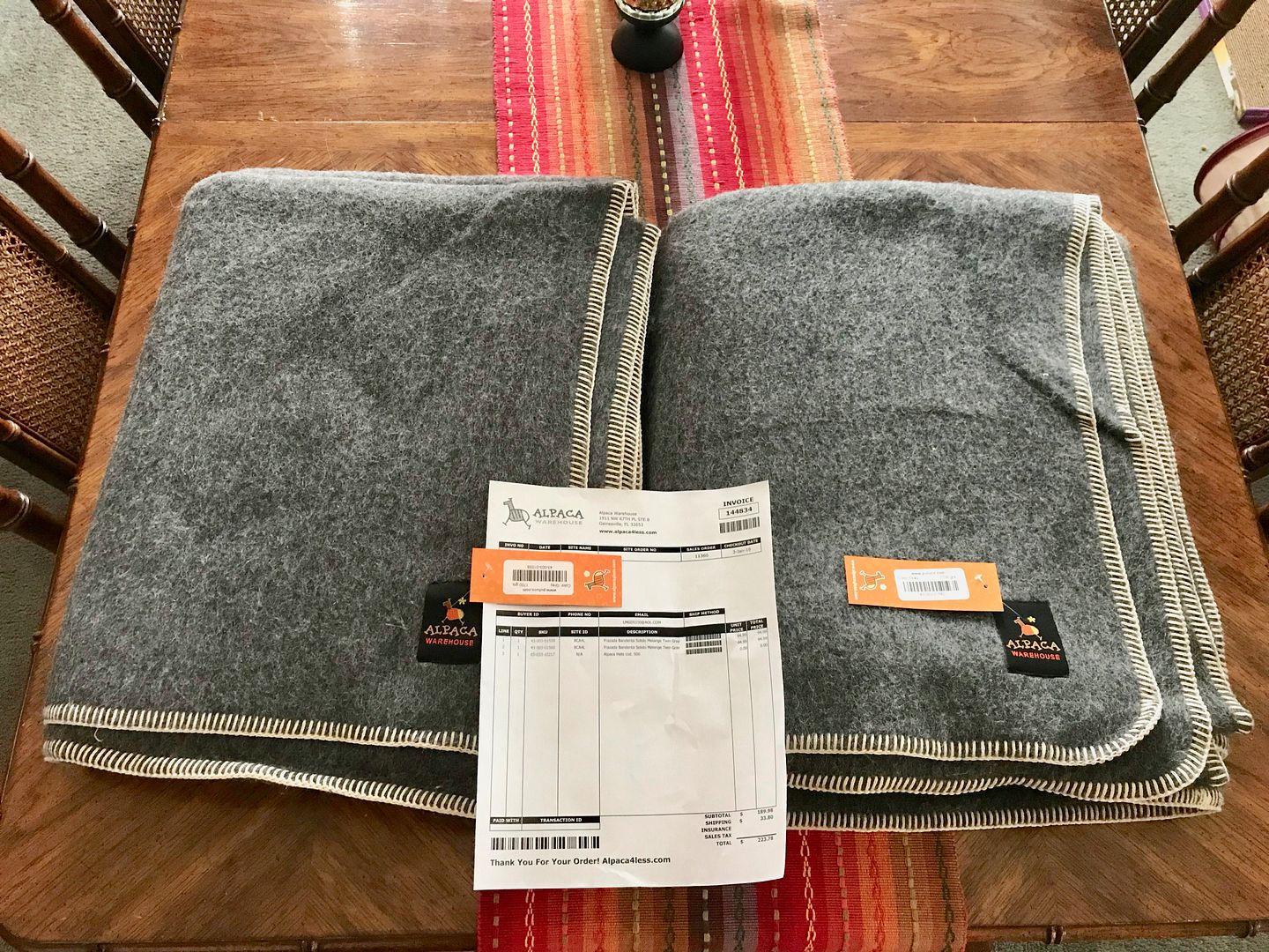 Alpaca Wool Blanket Machined Washing Results Bushcraft USA Forums